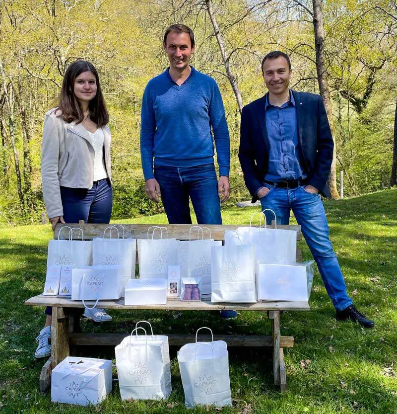 Exemple de cadeau à base de chocolats pour les récompenses du challenge commercial