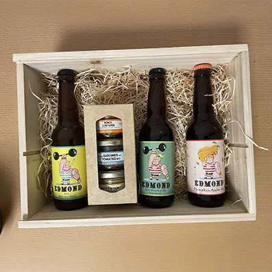 Calage frisure biodegradable coffret bois