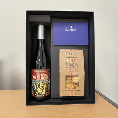 Calage en carton noir sur mesure cadeau client