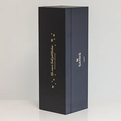 Coffret champagne luxe fermé