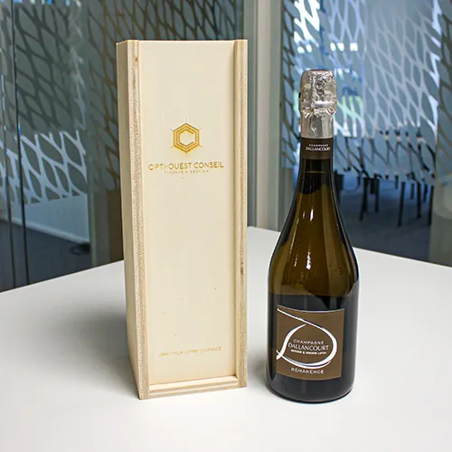 Coffret personnalisable bois fermé SANKS