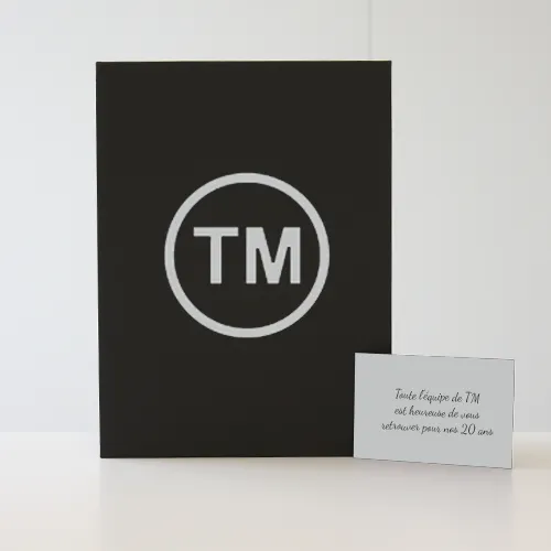 Coffret chocolat personnalisé luxe fermé