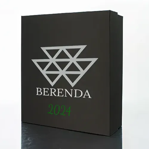 Coffret vin et gastronomie personnalisé luxe fermé