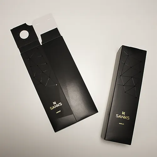 Étui champagne luxe personnalisé détail