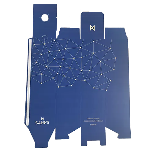 Gabarit d'étui vin personnalisé