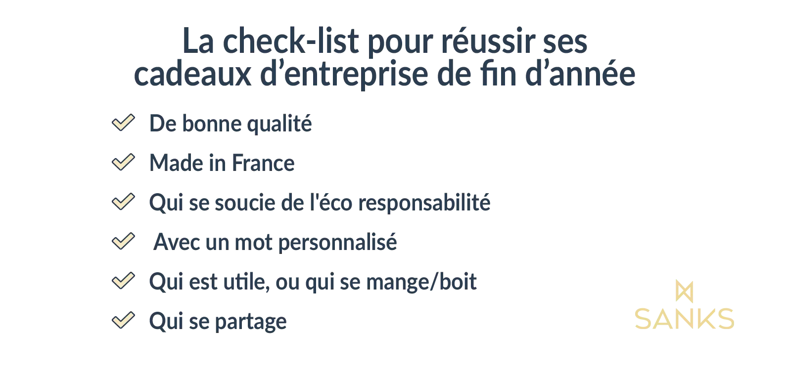 Check-list pour réussir ses cadeaux d'entreprise de fin d'année