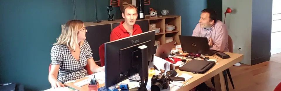 L'équipe SANKS au bureau