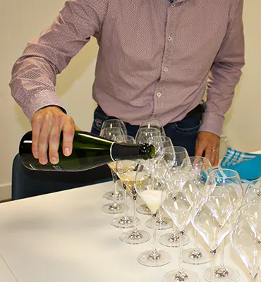 PDégustation champagnes blanc de noirs