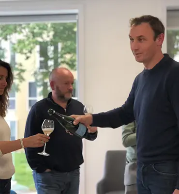 Dégustation champagne Blanc de Noirs