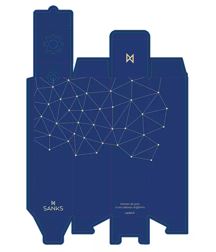 Coffret champagne personnalisé avec impression numérique