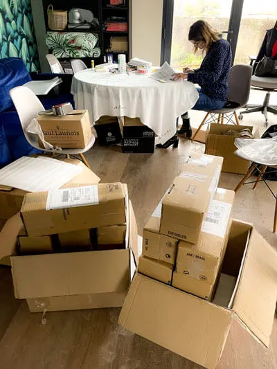 Service SANKS expédition à date pour cadeaux fournisseurs