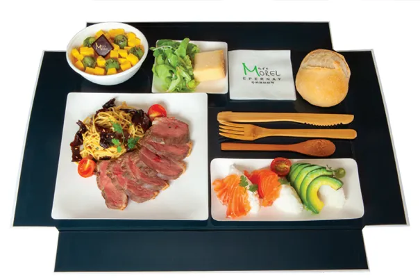 Plateau repas séminaire Champagne