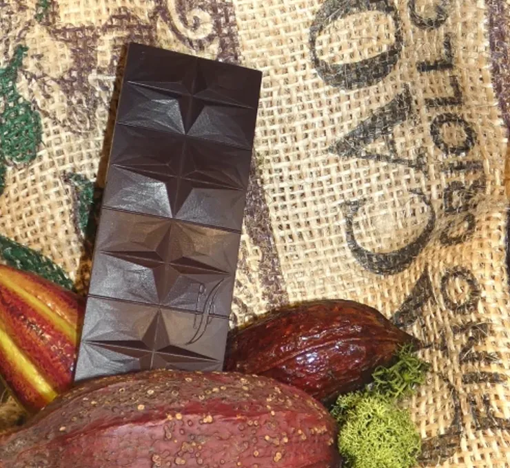 Tablette de chocolat noir Bruno Saladino